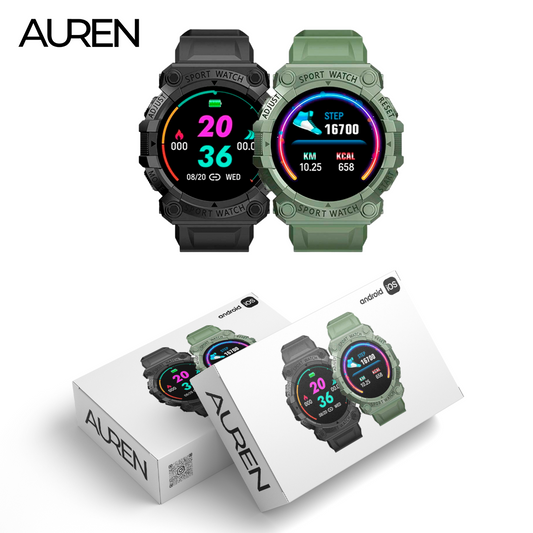 Auren G-MAX - Smartwatch Resistente a Água (Compre 1 e Leve 2)