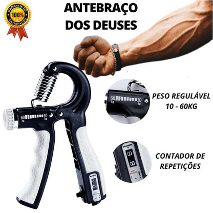 AurenFlexor - Antebraços Fortes e Grandes (Regulável 10 a 60kg)