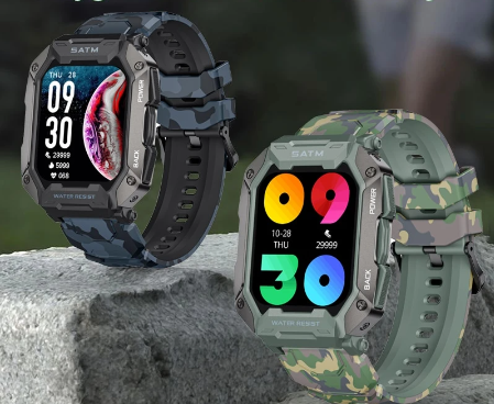 AurenMax Rock - Smartwatch à Prova D'água e Impactos + Pulseira Extra