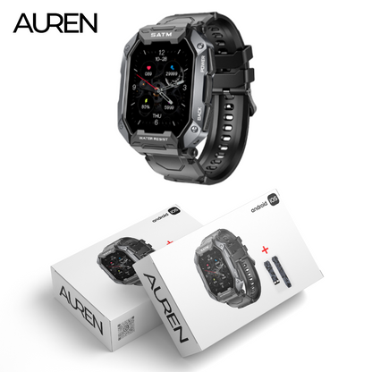 AurenMax Rock - Smartwatch à Prova D'água e Impactos + Pulseira Extra